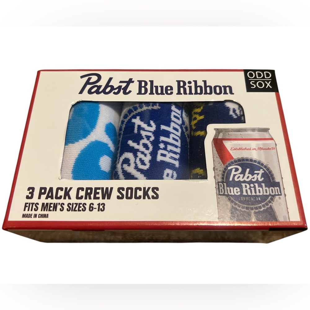 PBR Men's Crew Socks 3-Pack